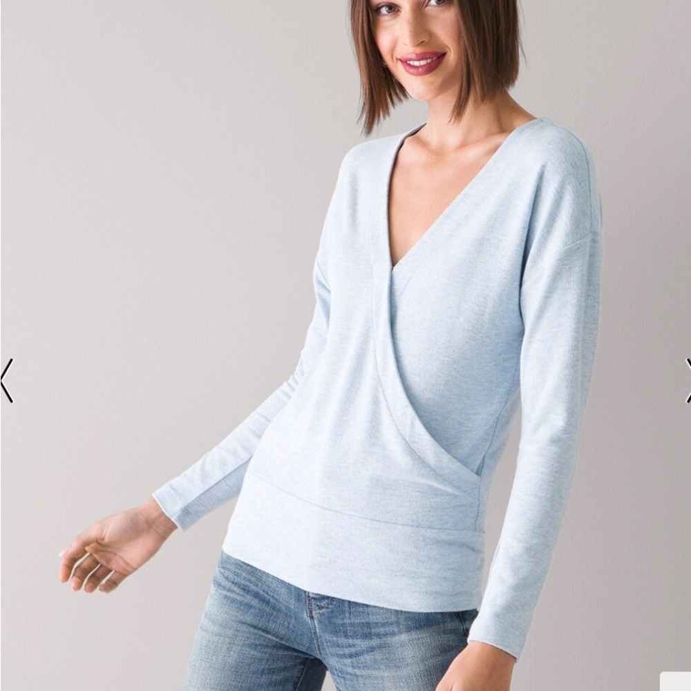WHBM blue sweater